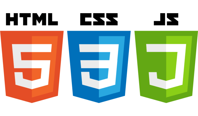 HTML, CSS, and JavaScript icons